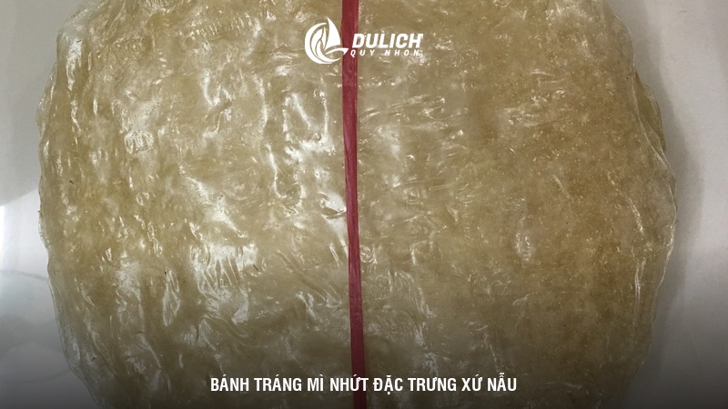 Bánh tráng mì nhứt đặc trưng xứ Nẫu