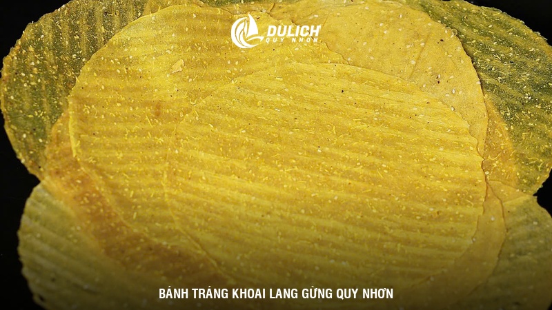 Bánh tráng khoai lang gừng Quy Nhơn