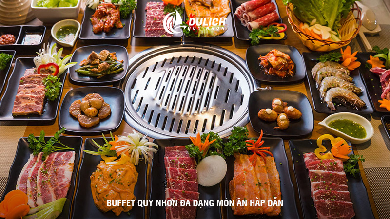 Buffet Quy Nhơn đa dạng món ăn hấp dẫn