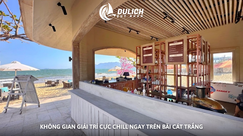 Không gian giải trí cực chill ngay trên bãi cát trắng