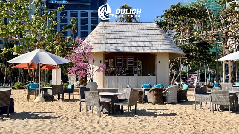 Không gian giải trí cực chill ngay trên bãi cát trắng