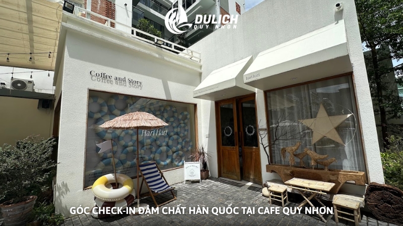 Góc check-in đậm chất Hàn Quốc tại cafe Quy Nhơn