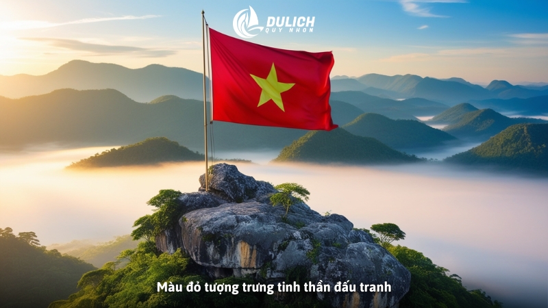 Màu đỏ tượng trưng tinh thần đấu tranh