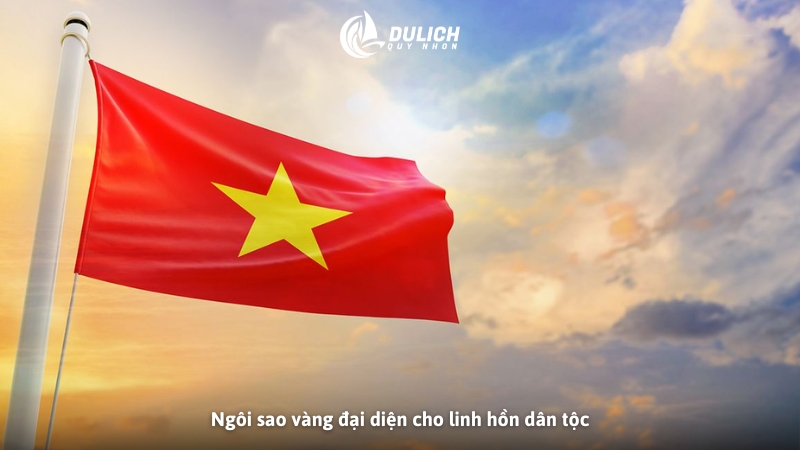 Ngôi sao vàng đại diện cho linh hồn dân tộc