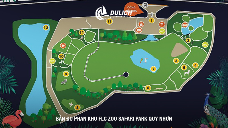 Bản đồ phân khu FLC Zoo Safari Park Quy Nhơn