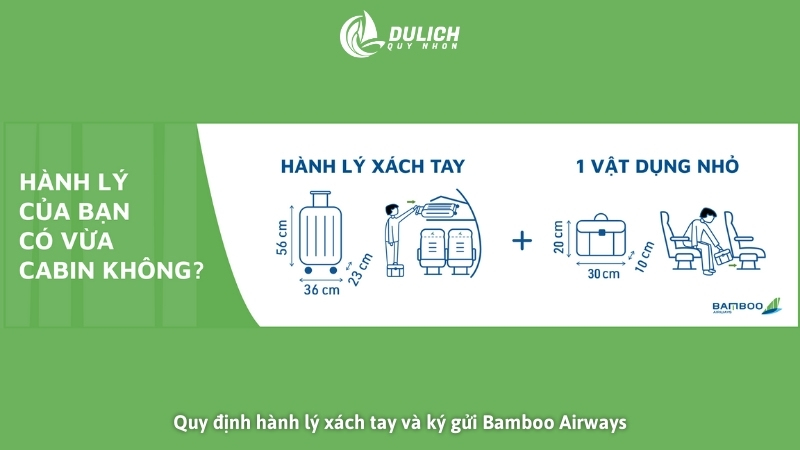 Quy định hành lý xách tay và ký gửi Bamboo Airways