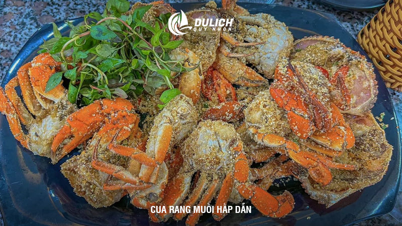 Cua rang muối hấp dẫn