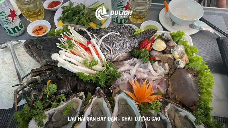 Lẩu hải sản đầy đặn - chất lượng cao