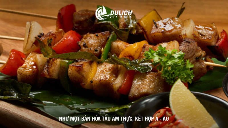 Như một bản hòa tấu ẩm thực, kết hợp Á - Âu