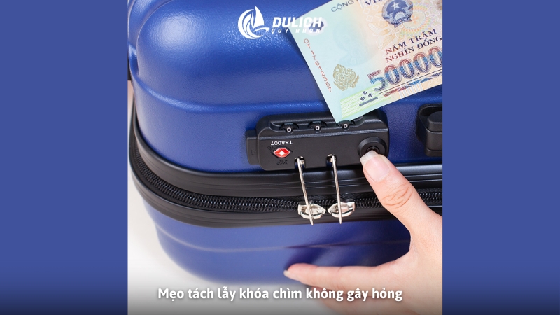 Mẹo tách lẫy khóa chìm không gây hỏng