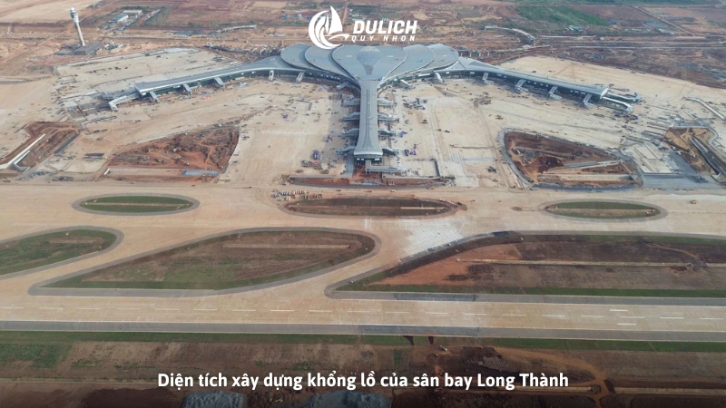 Diện tích xây dựng khổng lồ của sân bay Long Thành