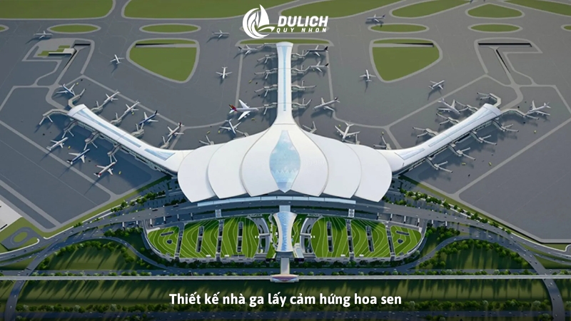Thiết kế nhà ga lấy cảm hứng hoa sen