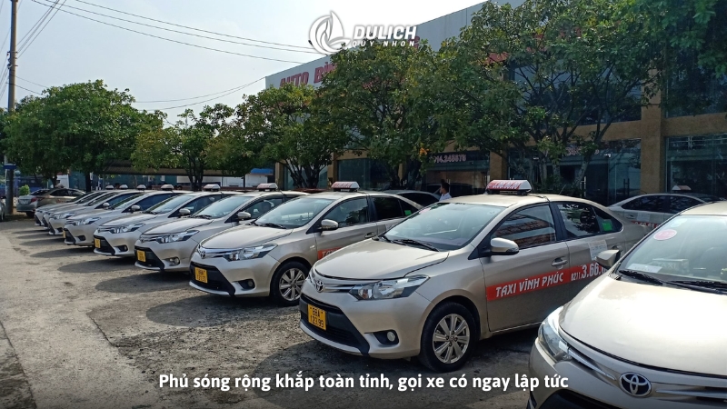 Phủ sóng rộng khắp toàn tỉnh, gọi xe có ngay lập tức