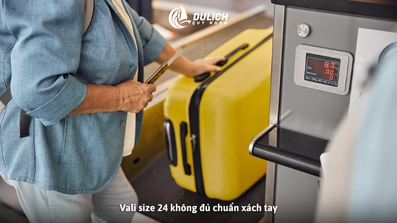 Vali size 24 không đủ chuẩn xách tay