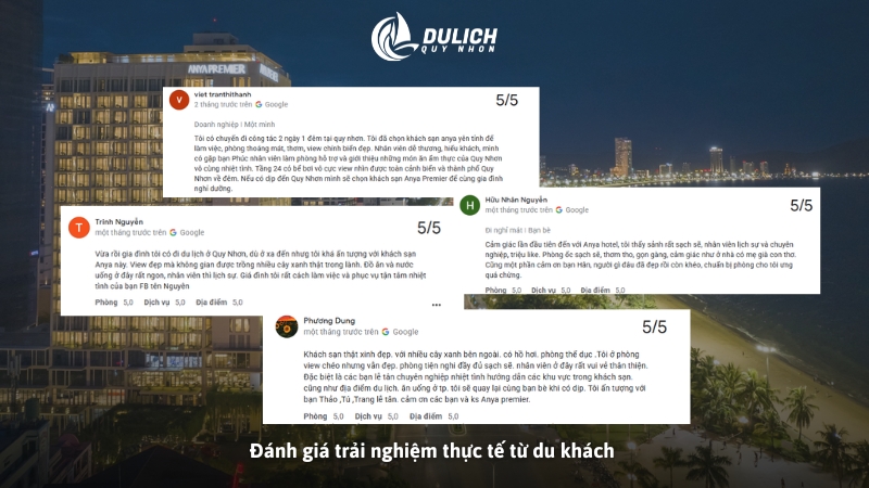 Đánh giá trải nghiệm thực tế từ du khách