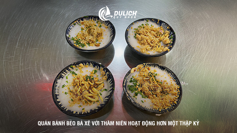 Quán bánh bèo Bà Xê với thâm niên hoạt động hơn một thập kỷ