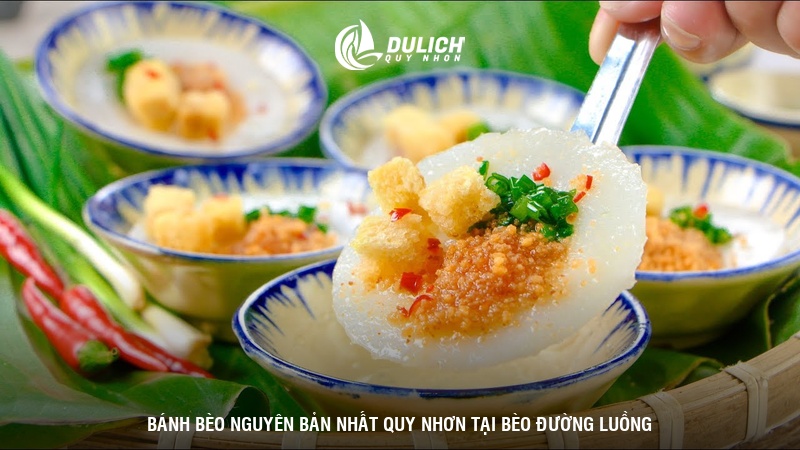 Bánh bèo nguyên bản nhất Quy Nhơn tại Bèo Đường Luồng