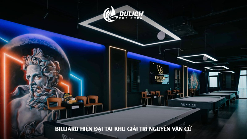 Billiard hiện đại tại khu giải trí Nguyễn Văn Cừ