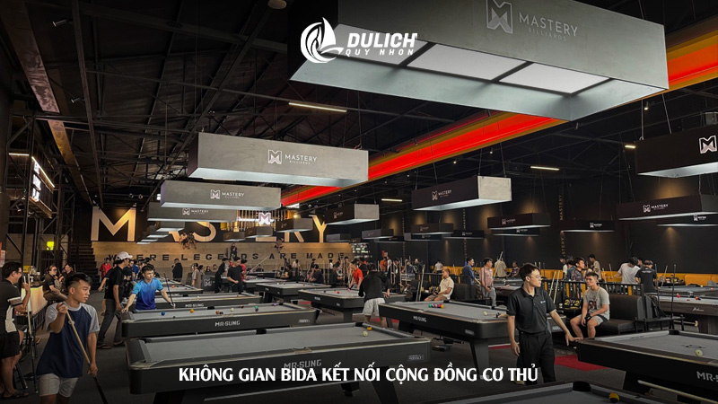 Không gian bida kết nối cộng đồng cơ thủ
