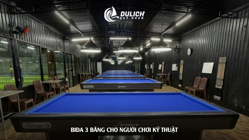 Bida 3 băng cho người chơi kỹ thuật