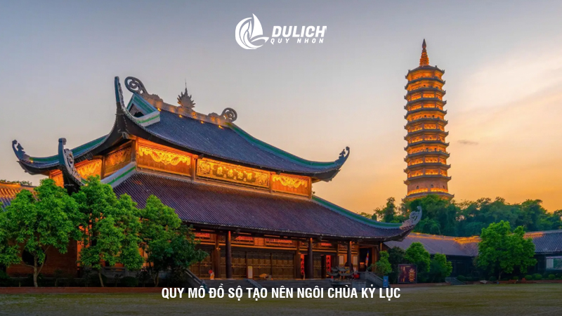 Quy mô đồ sộ tạo nên ngôi chùa kỷ lục