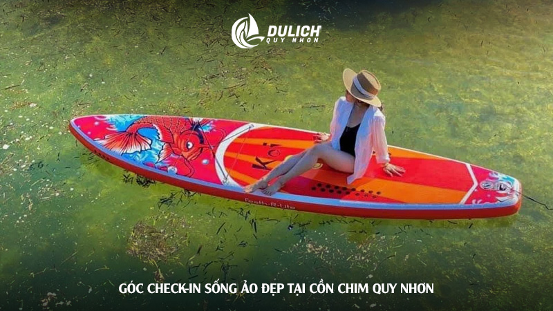 Góc check-in sống ảo đẹp tại Cồn Chim Quy Nhơn