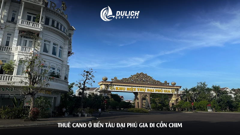 Thuê cano ở bến tàu Đại Phú Gia đi Cồn Chim