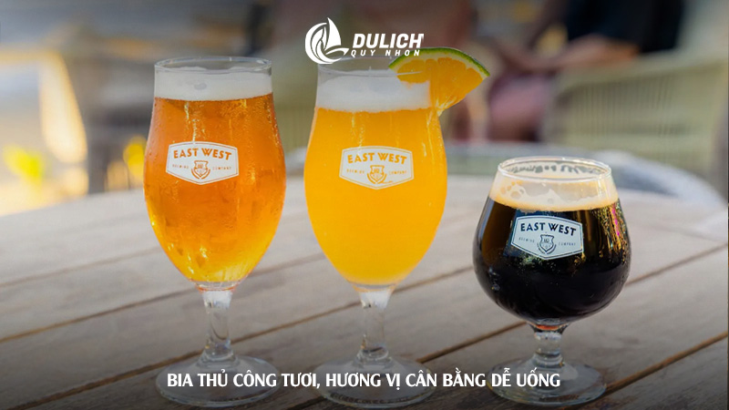 Bia thủ công tươi, hương vị cân bằng dễ uống