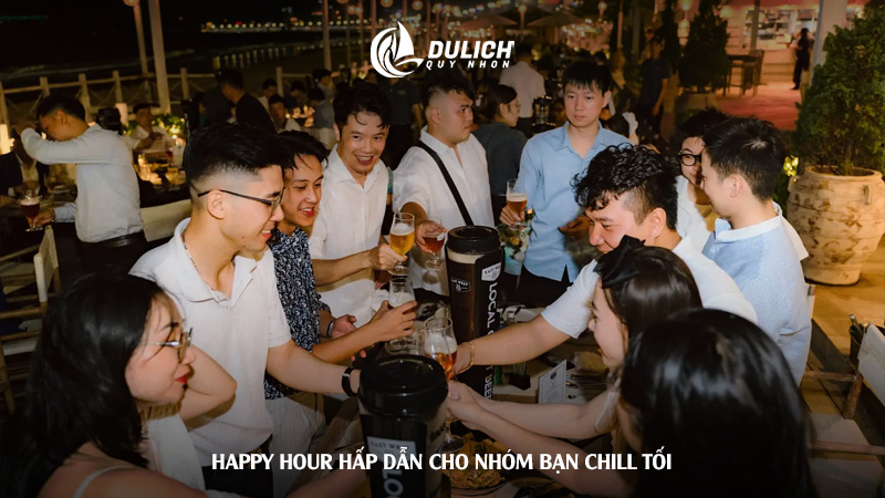 Happy hour hấp dẫn cho nhóm bạn chill tối