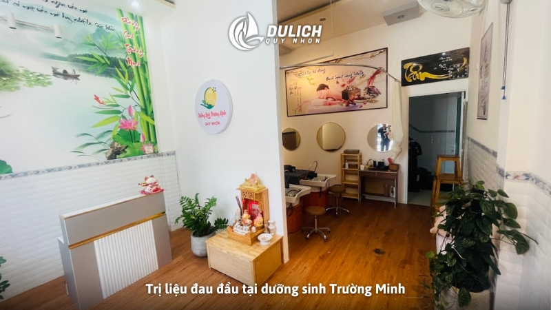 Trị liệu đau đầu tại dưỡng sinh Trường Minh