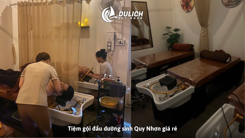Tiệm gội đầu dưỡng sinh Quy Nhơn giá rẻ