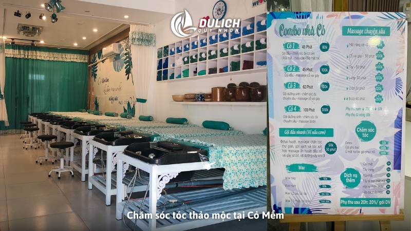 Chăm sóc tóc thảo mộc tại Cỏ Mềm