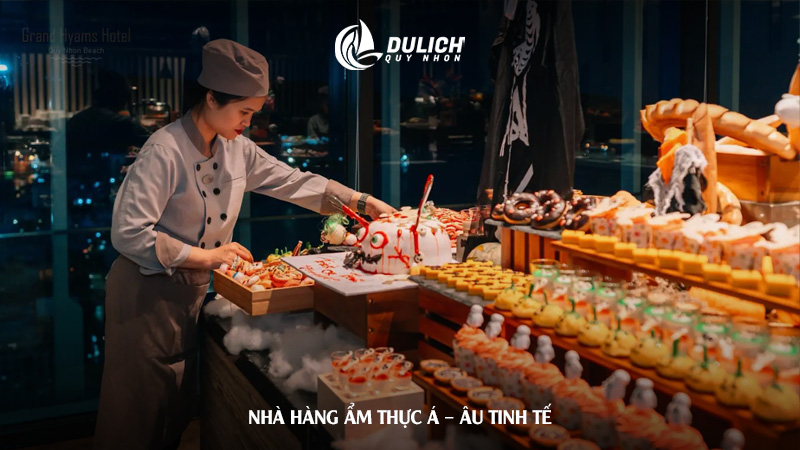 Nhà hàng ẩm thực Á – Âu tinh tế.