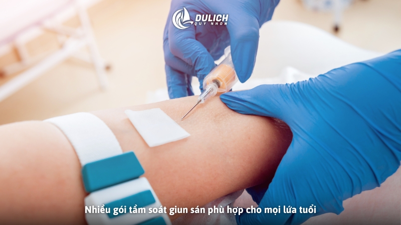 Nhiều gói tầm soát giun sán phù hợp cho mọi lứa tuổi