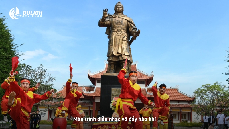 Màn trình diễn nhạc võ đầy hào khí