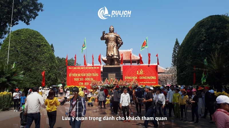 Lưu ý quan trọng dành cho khách tham quan