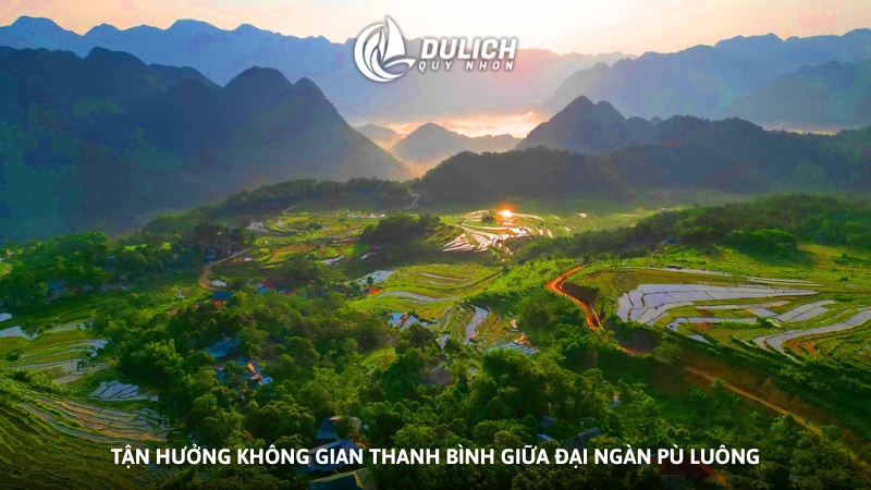 Tận hưởng không gian thanh bình giữa đại ngàn Pù Luông